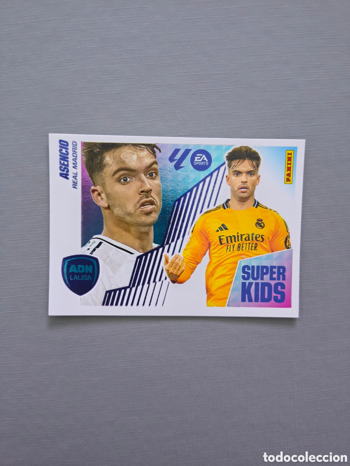 Football Stickers: LALIGA ESTE EA SPORTS 25 26 ALBUM PANINI ADN SUPER KIDS&nbsp; N 1 ASENCIO REAL MADRID&nbsp;