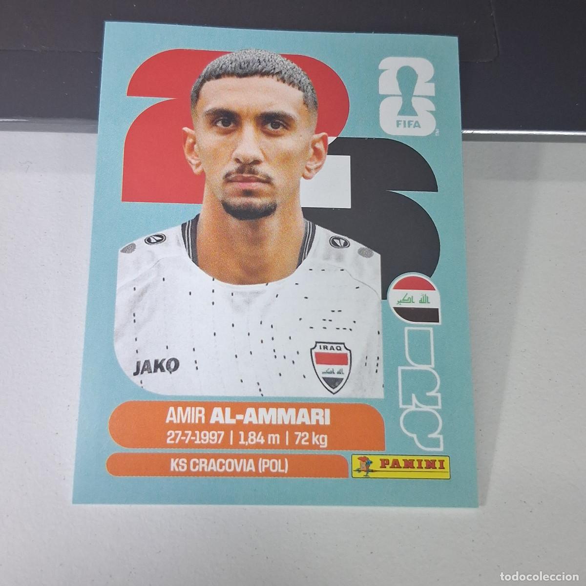 Football Stickers: B22 IRQ 10 IRQ10 AMIR AL-AMMARI IRAQ IRQ MUNDIAL FIFA WORLD CUP 2026 STICKER PANINI