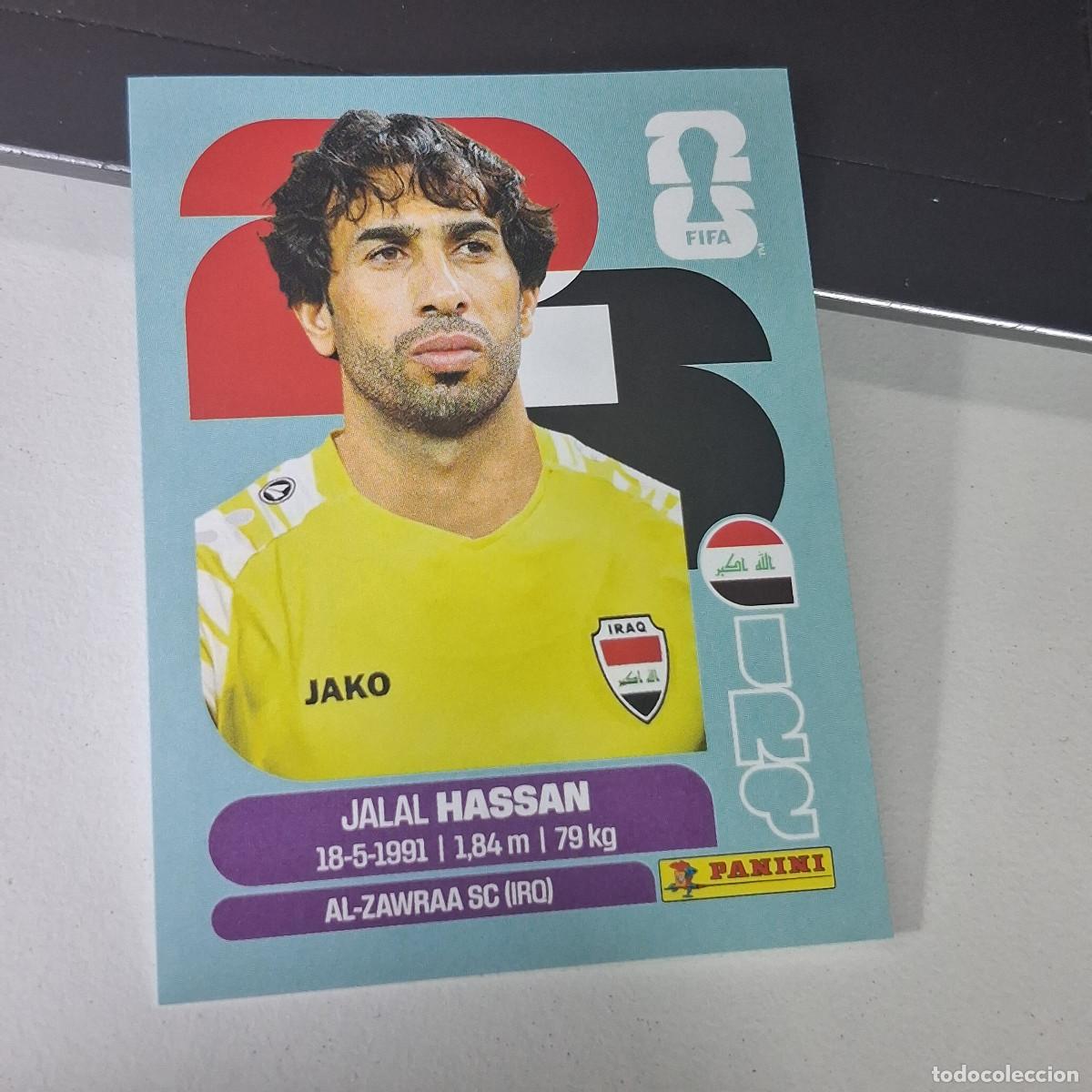 Football Stickers: B22 IRQ 2 IRQ2 JALAL HASSAN IRAQ MUNDIAL FIFA WORLD CUP 2026 STICKER PANINI