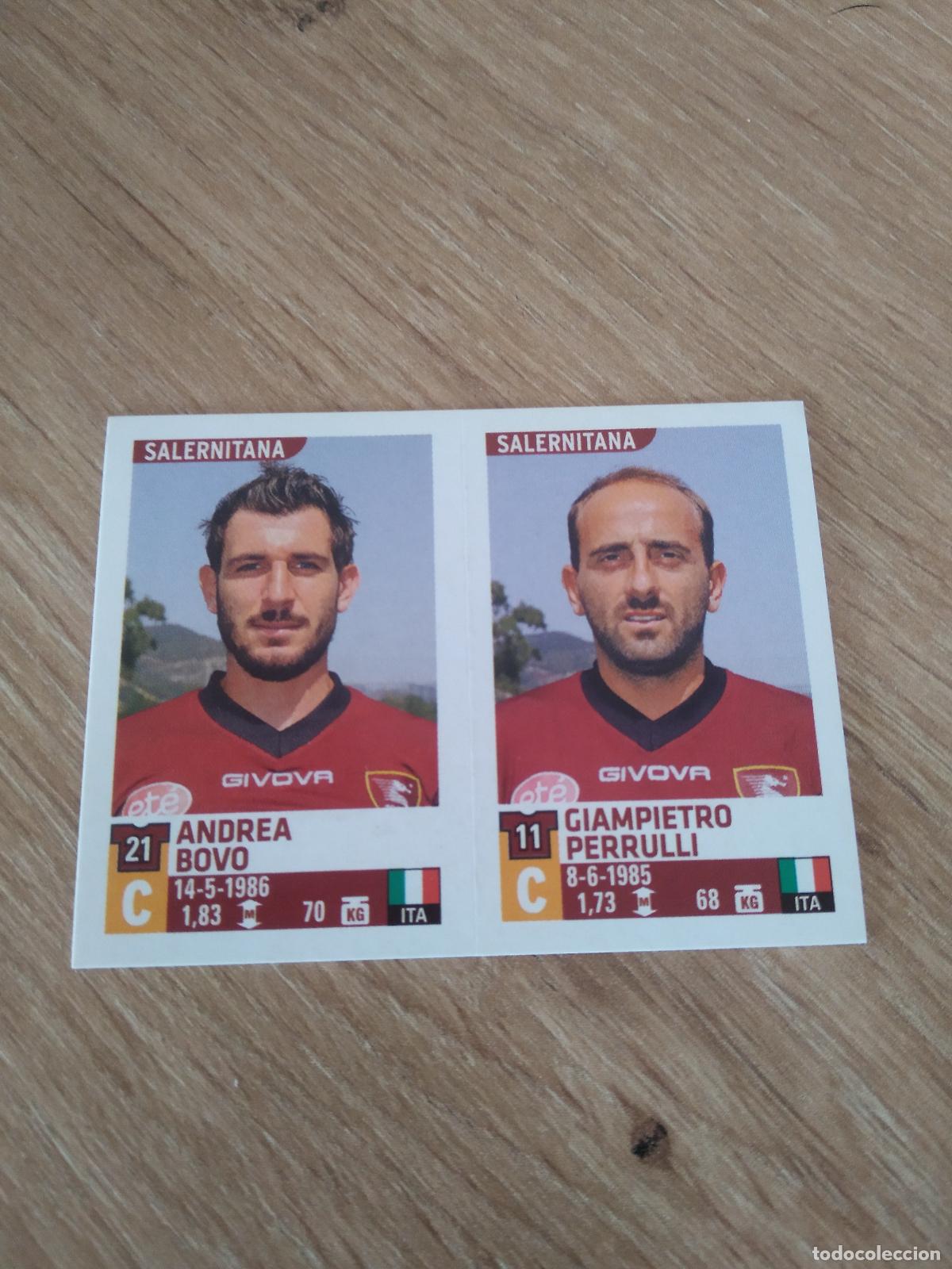 Cromos de F&uacute;tbol: 757 BOVO PERRULLI SALERNITANA COMO CROMO FUTBOL PANINI LIGA ITALIA 15-16 CALCIATORI 2015-2016
