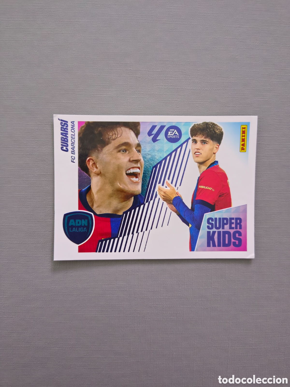 Figurine di Calcio: LALIGA ESTE EA SPORTS 25 26 ALBUM PANINI ADN SUPER KIDS&nbsp; N 6 CUBARSI FC.BARCELONA