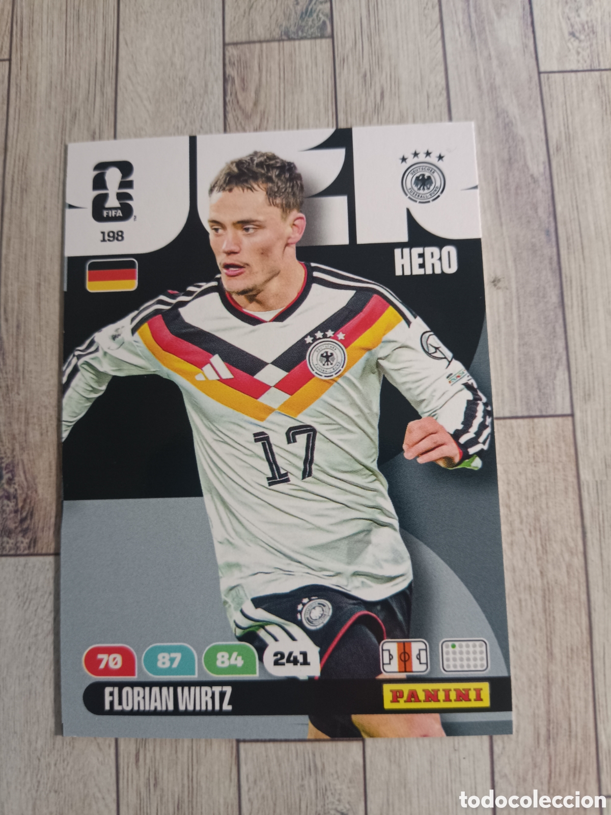 Figurine di Calcio: 198 FLORIAN WIRTZ ALEMANIA HERO ADRENALYN XL MUNDIAL FIFA WORLD CUP 2026 PANINI