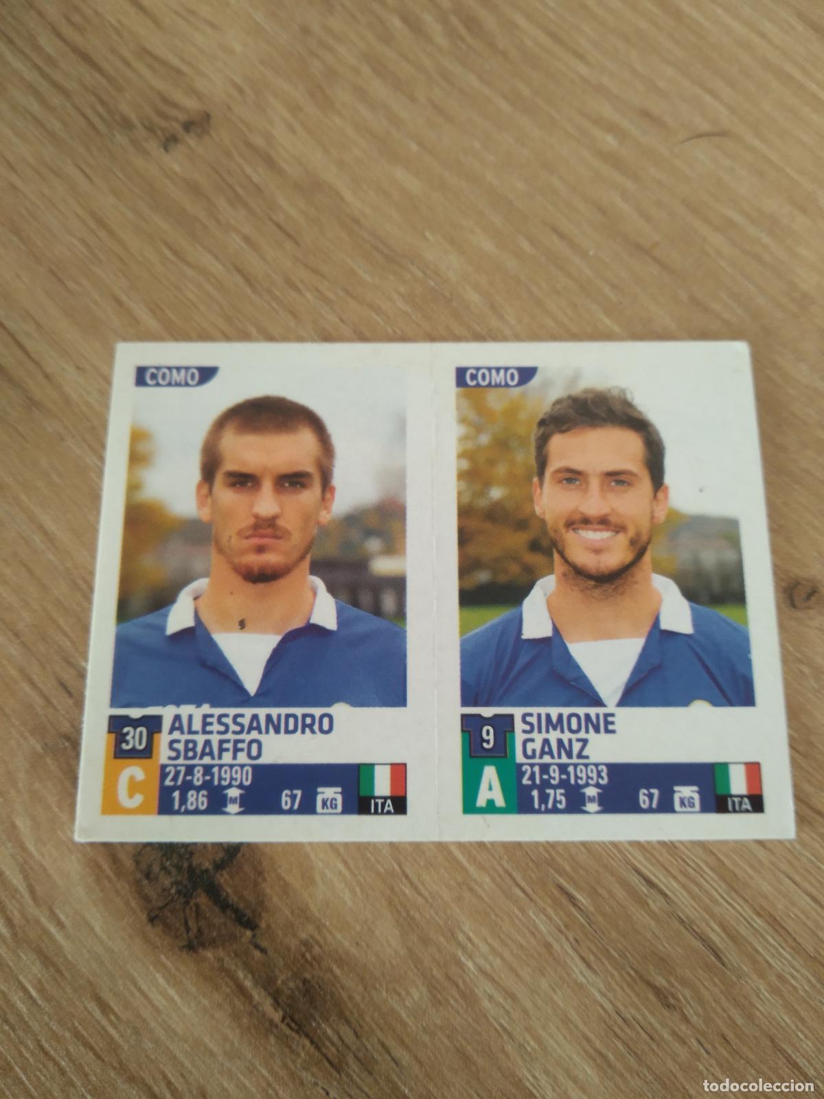 Figurine di Calcio: 659 SBAFFO SIMONE GANZ COMO COMO CROMO FUTBOL PANINI LIGA ITALIA 15-16 CALCIATORI 2015-2016