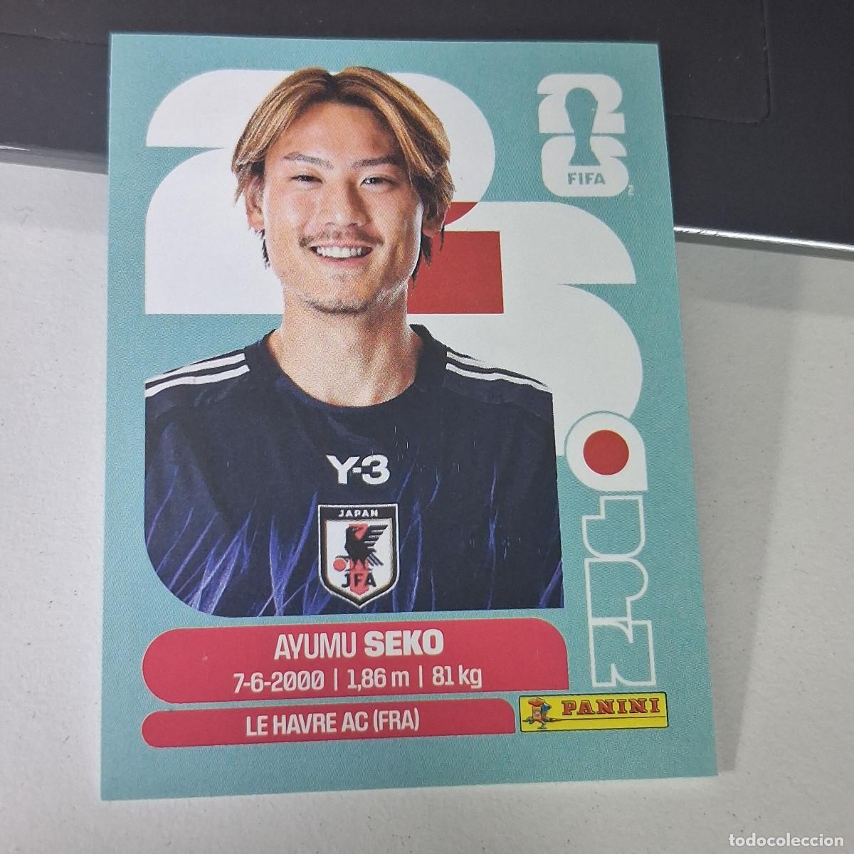 Figurine di Calcio: B22 JPN 4 JPN4 AYUMU SEKO JAP&Oacute;N JAPAN JPN MUNDIAL FIFA WORLD CUP 2026 STICKER PANINI