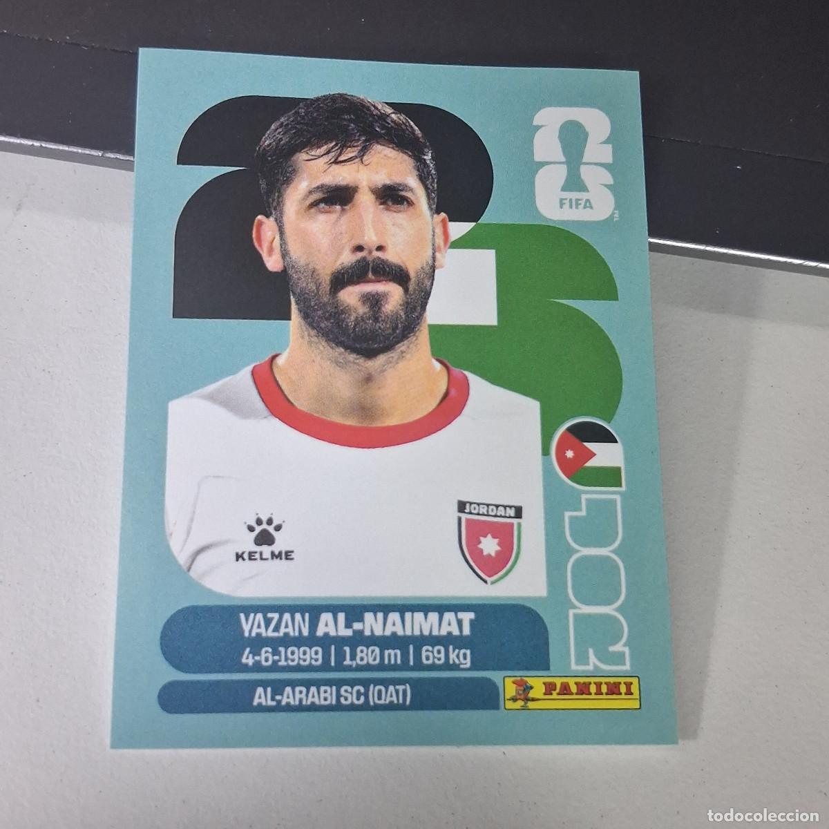 Football Stickers: B22 JOR 16 JOR16 YAZAN AL-NAIMAT JORDANIA JOR MUNDIAL FIFA WORLD CUP 2026 STICKER PANINI