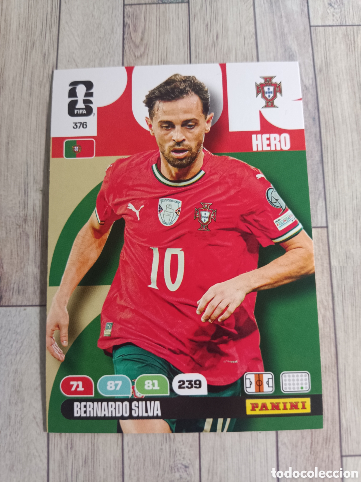 Football Stickers: 376 BERNARDO SILVA PORTUGAL HERO ADRENALYN XL MUNDIAL FIFA WORLD CUP 2026 PANINI