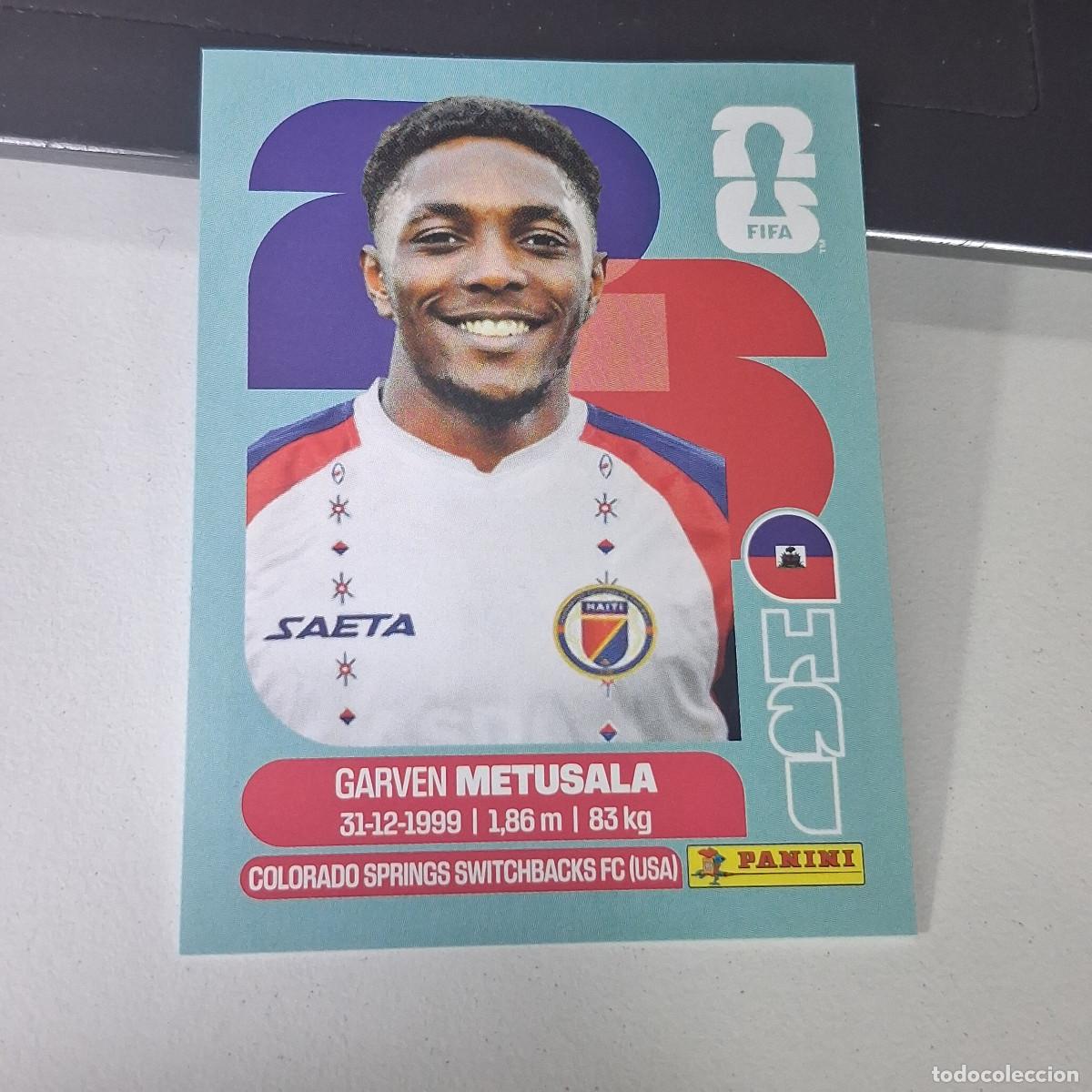 Football Stickers: B22 HAI8 GARVEN METUSALA 8 HAITI HAI MUNDIAL FIFA WORLD CUP 2026 STICKER PANINI