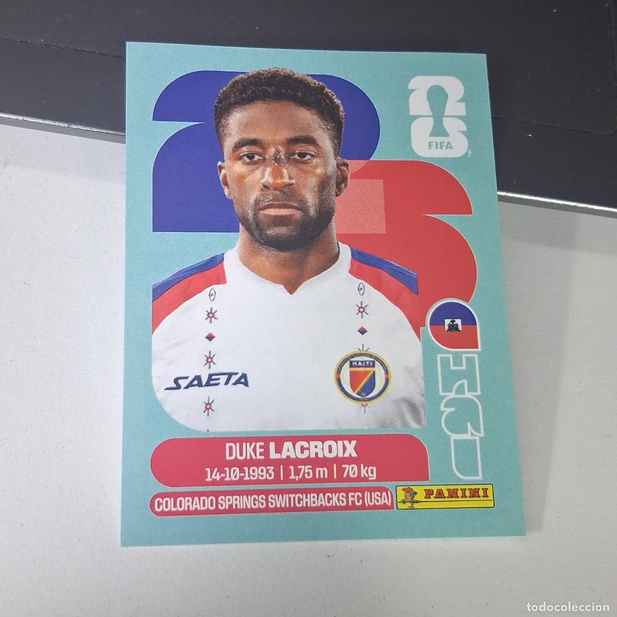 Football Stickers: B22 HAI7 HAI 7 LACROIX DUKE HAITI HAI MUNDIAL FIFA WORLD CUP 2026 STICKER PANINI