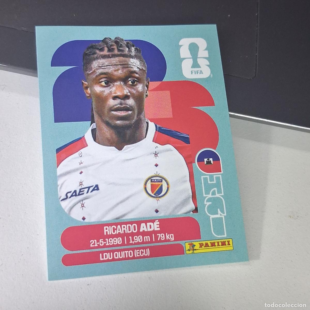 Cartes &agrave; collectionner de Football: B22 HAI 6 HAI6 RICARDO ADE HAITI HAI MUNDIAL FIFA WORLD CUP 2026 STICKER PANINI