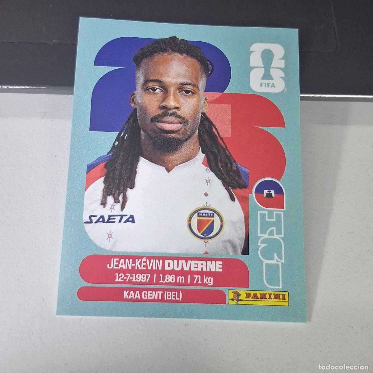 Cartes &agrave; collectionner de Football: B22 HAI 5 HAI5 JEAN KEVIN DUVERNE HAITI MUNDIAL FIFA WORLD CUP 2026 STICKER PANINI