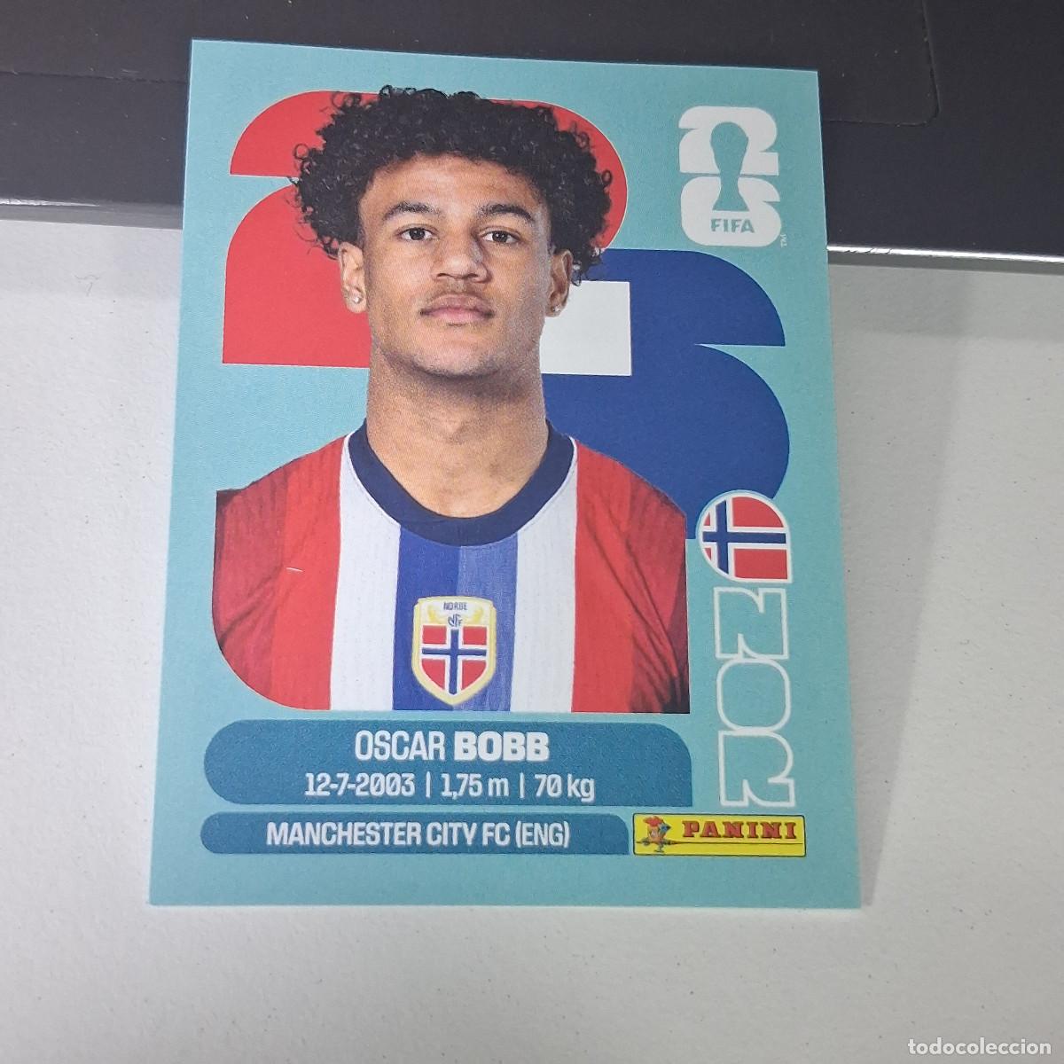 Cartes &agrave; collectionner de Football: B22 NOR20 OSCAR BOBB 20 NORUEGA NORWAY NOR MUNDIAL FIFA WORLD CUP 2026 STICKER PANINI