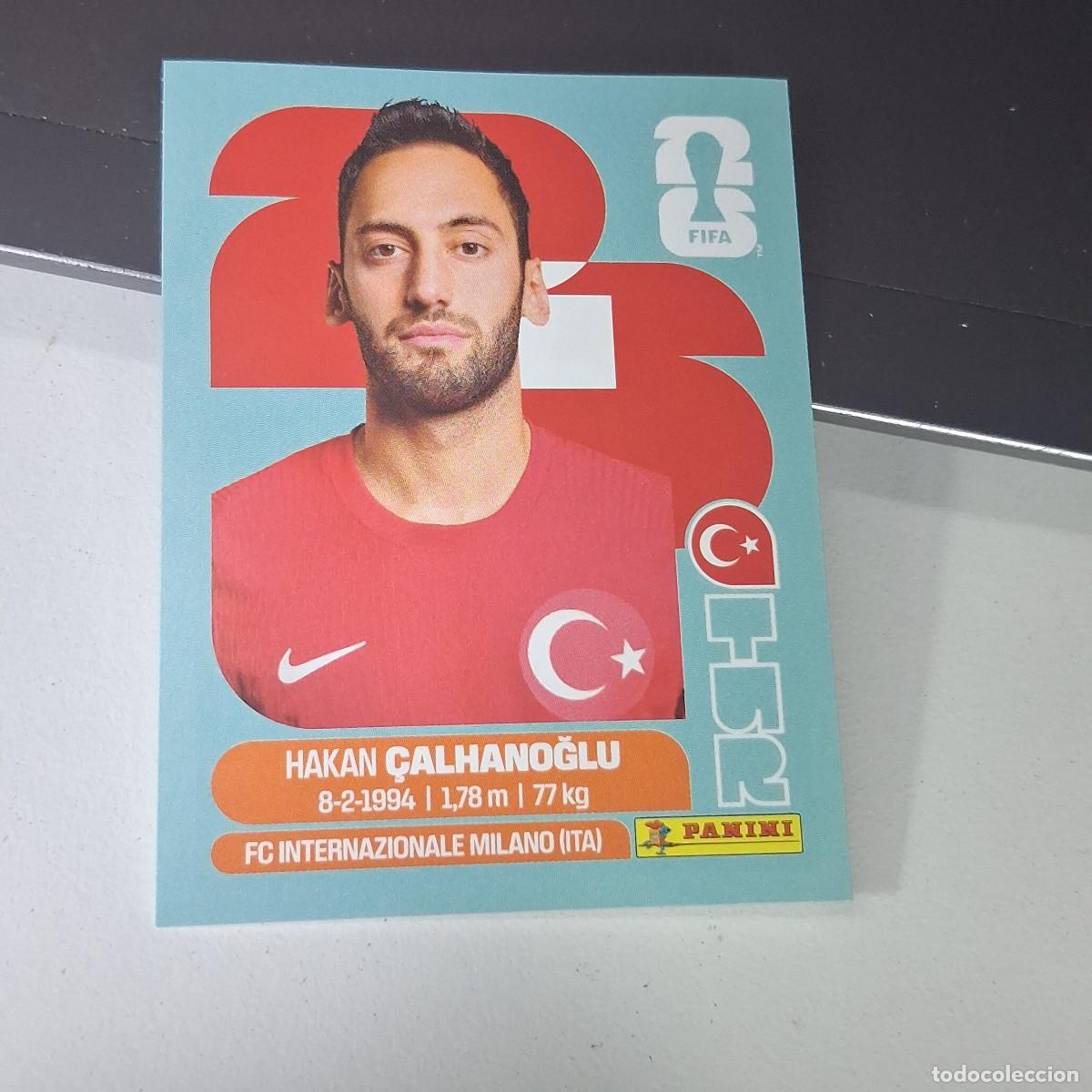 Figurine di Calcio: B22 TUR11 HAKAN &Ccedil;ALHANOĞLU 11 TURQU&Iacute;A TURQUEY TUR MUNDIAL FIFA WORLD CUP 2026 STICKER PANINI