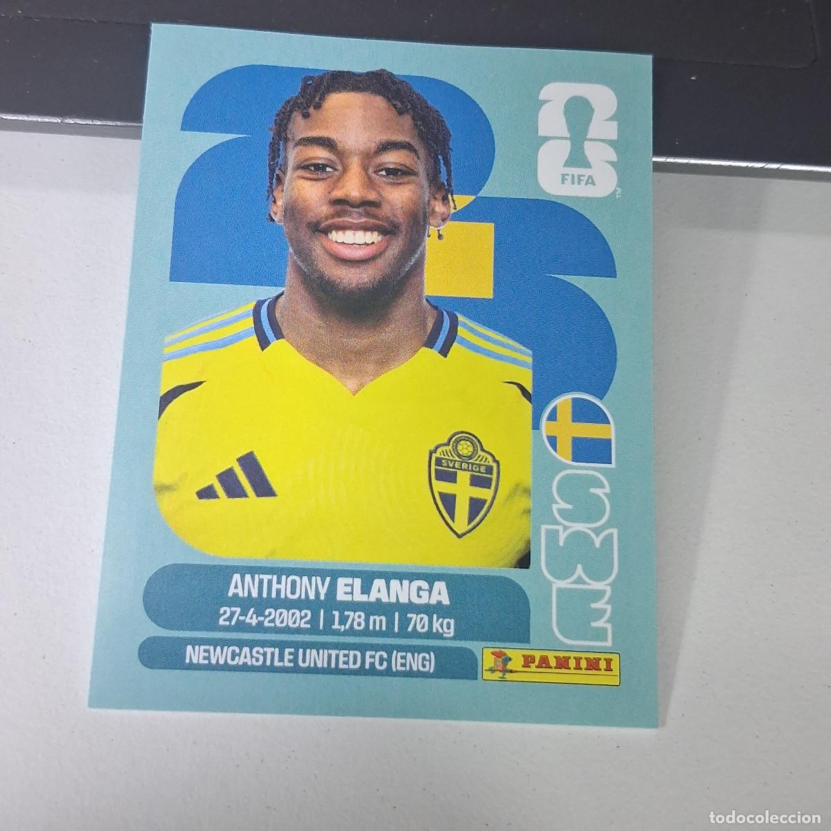Figurine di Calcio: B22 SWE 18 SWE18 ANTHONY ELANGA SUECIA SWEDEN SWE MUNDIAL FIFA WORLD CUP 2026 STICKER PANINI