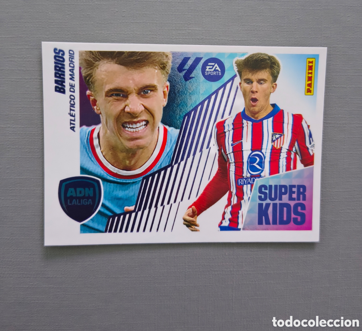 Figurine di Calcio: LALIGA ESTE EA SPORTS 25 26 ALBUM PANINI ADN SUPER KIDS&nbsp; N 3 BARRIOS ATL&Eacute;TICO MADRID&nbsp;