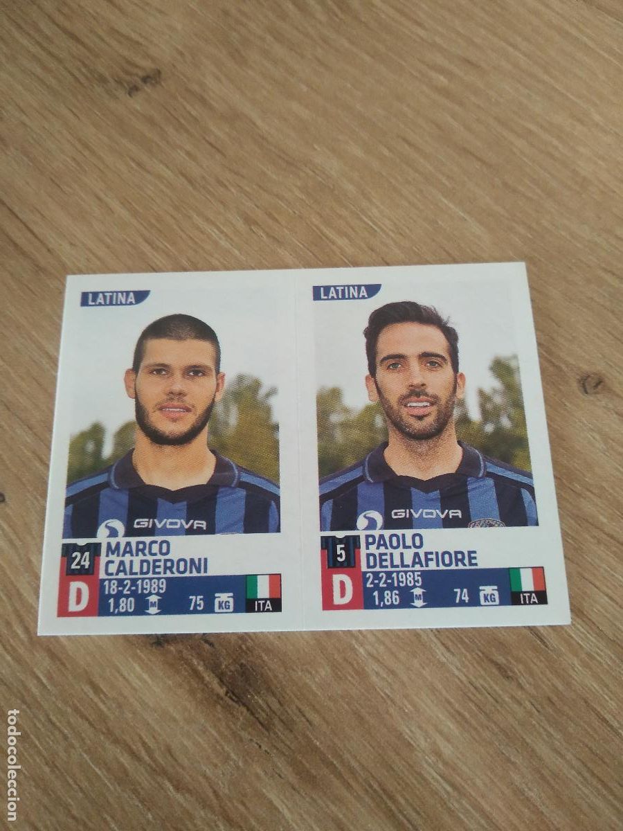 Figurine di Calcio: 676 CALDERONI DELLAFIORE LATINA CROMO FUTBOL PANINI LIGA ITALIA 15-16 CALCIATORI 2015-2016