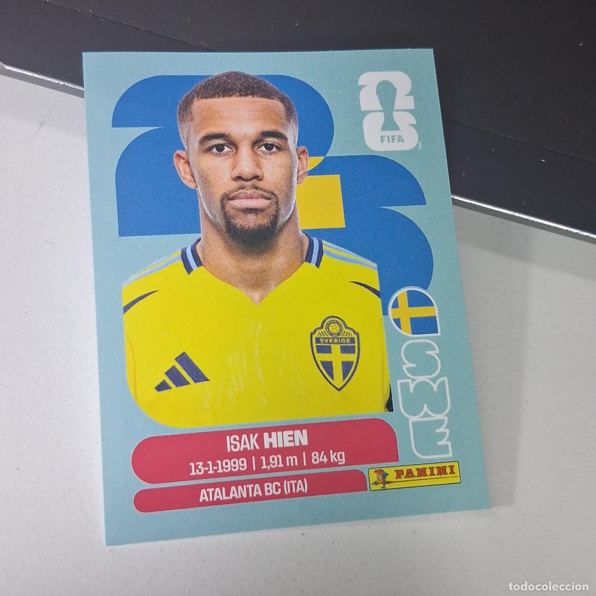 Figurine di Calcio: B22 SWE 3 SWE3 ISAK HIEN SUECIA SWEDEN SWE MUNDIAL FIFA WORLD CUP 2026 STICKER PANINI