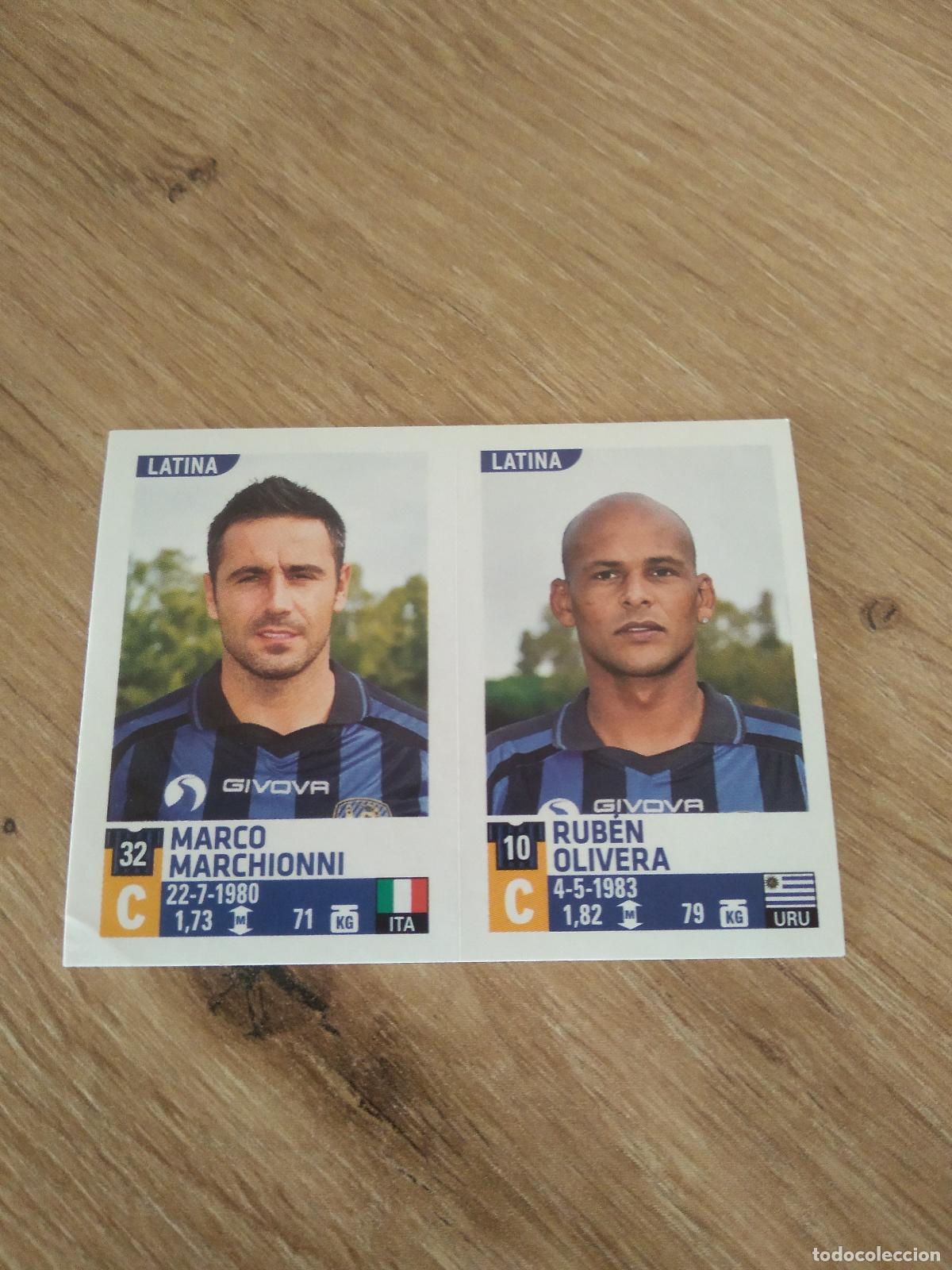 Cromos de F&uacute;tbol: 678 MARCHIONNI RUBEN OLIVERA LATINA CROMO FUTBOL PANINI LIGA ITALIA 15-16 CALCIATORI 2015-2016