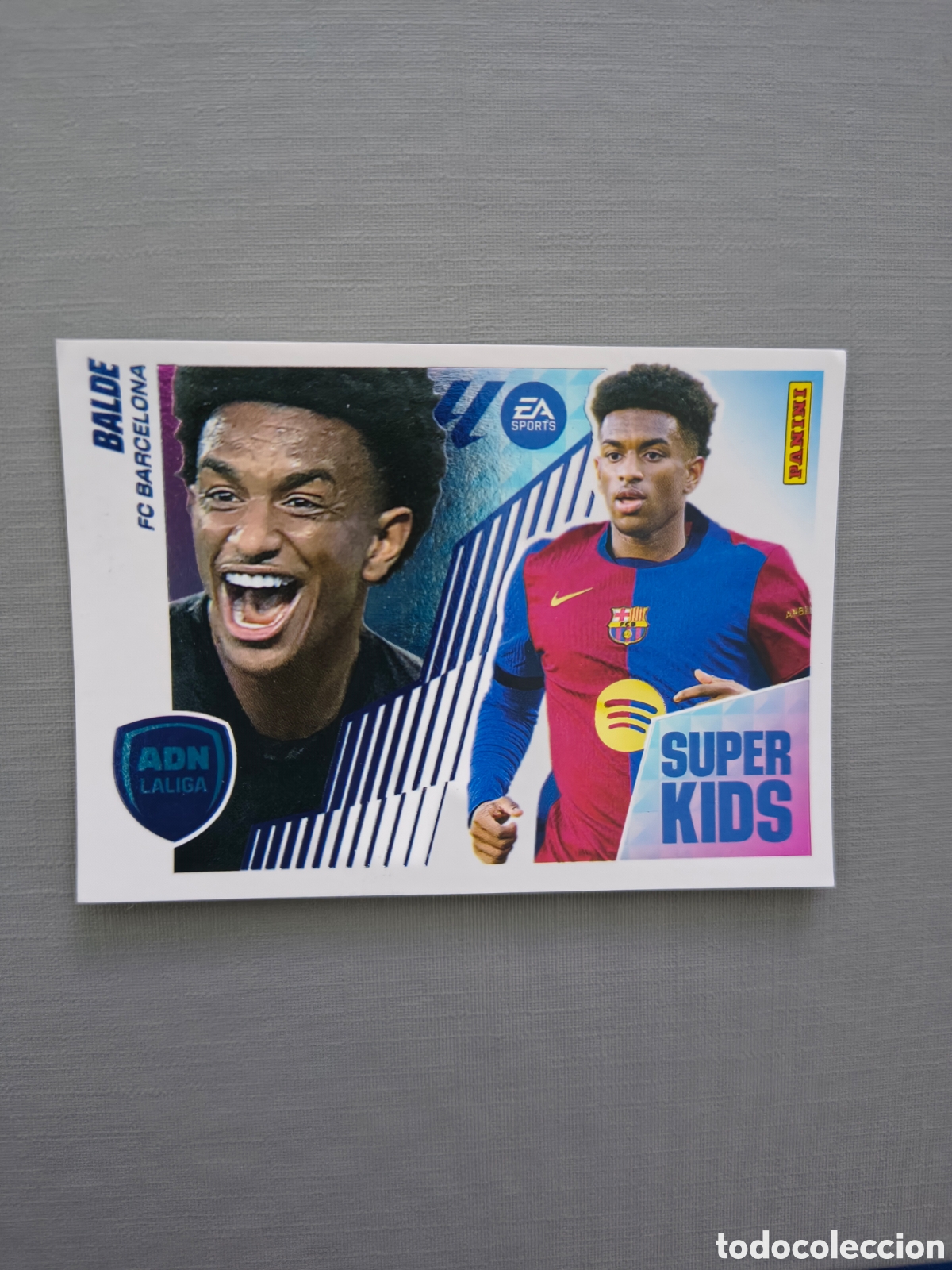 Cromos de F&uacute;tbol: LALIGA ESTE EA SPORTS 25 26 ALBUM PANINI ADN SUPER KIDS&nbsp; N 2 BALDE FC BARCELONA&nbsp;