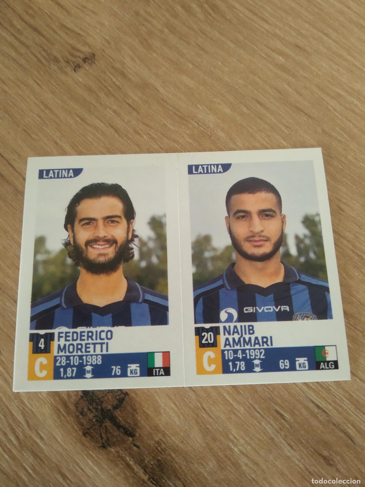 Cromos de F&uacute;tbol: 679 MORETTI NAJIB AMMARI LATINA CROMO FUTBOL PANINI LIGA ITALIA 15-16 CALCIATORI 2015-2016