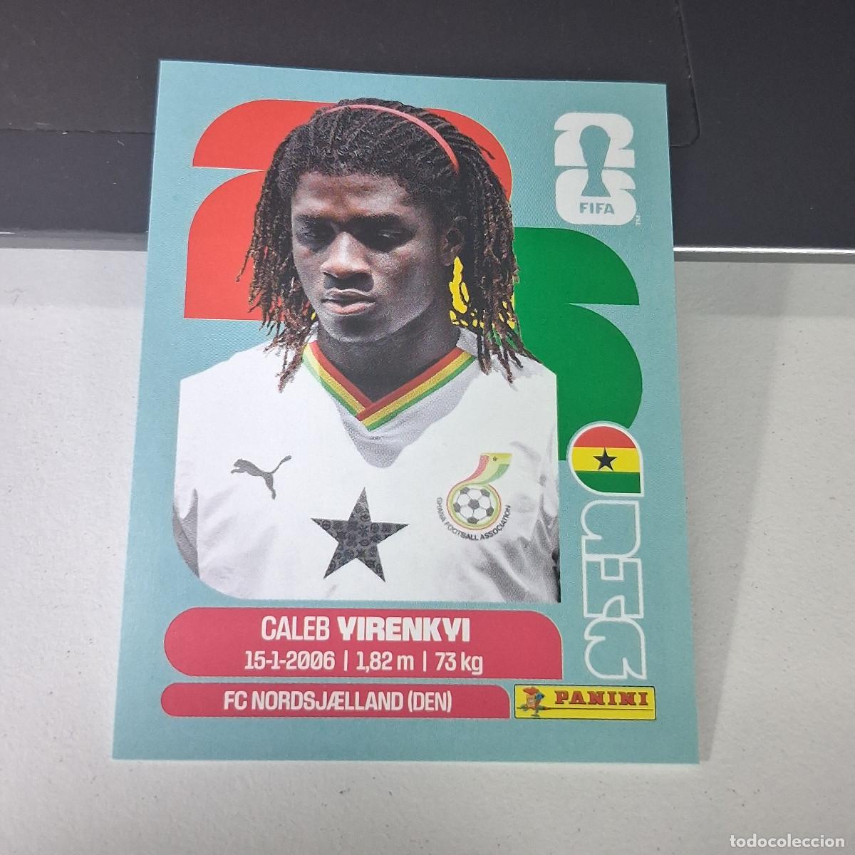 Cromos de F&uacute;tbol: B22 GHA8 CALEB YIRENKYI 8 GHANA GHA MUNDIAL FIFA WORLD CUP 2026 STICKER PANINI