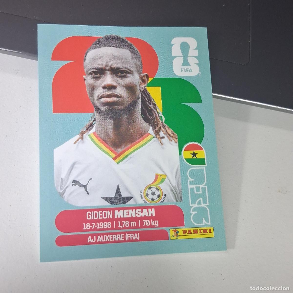 Cromos de F&uacute;tbol: B22 GHA7 GIDEON MENSAH 7 GHANA GHA MUNDIAL FIFA WORLD CUP 2026 STICKER PANINI