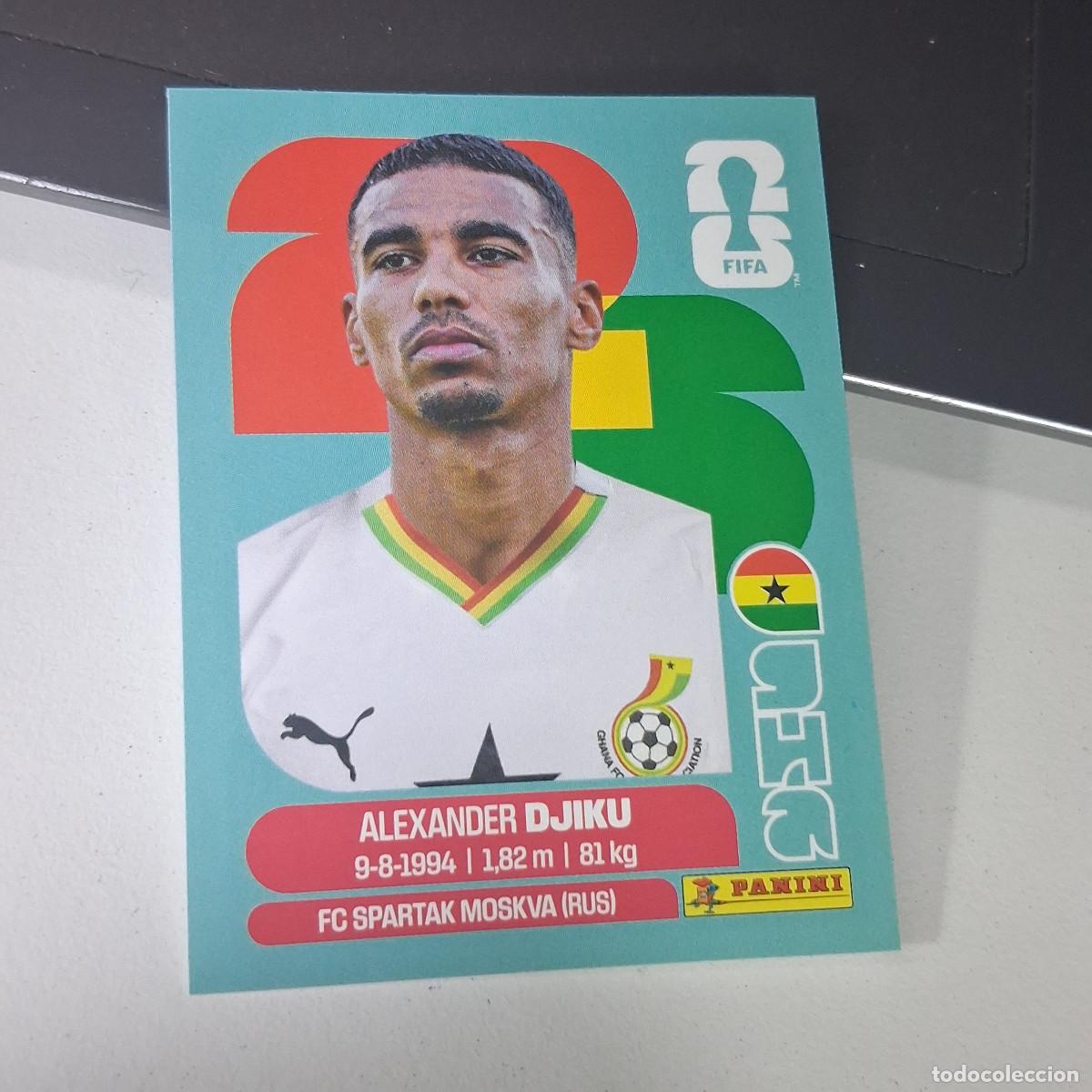 Cromos de F&uacute;tbol: B22 GHA6 ALEXANDER DJIKU 6 GHANA GHA MUNDIAL FIFA WORLD CUP 2026 STICKER PANINI