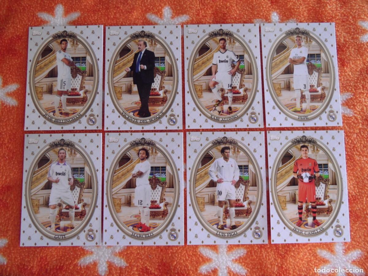 Fu&szlig;ball-Sticker: TOPPS TEAM SET KING 8 CARDS NUEVAS REAL MADRID 2025 2026 CASILLAS BELLINGHAM
