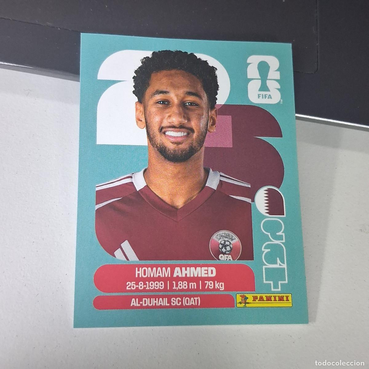 Fu&szlig;ball-Sticker: B22 QAT 5 QAT5 HOMAM AHMED QATAR CATAR QAT MUNDIAL FIFA WORLD CUP 2026 STICKER PANINI