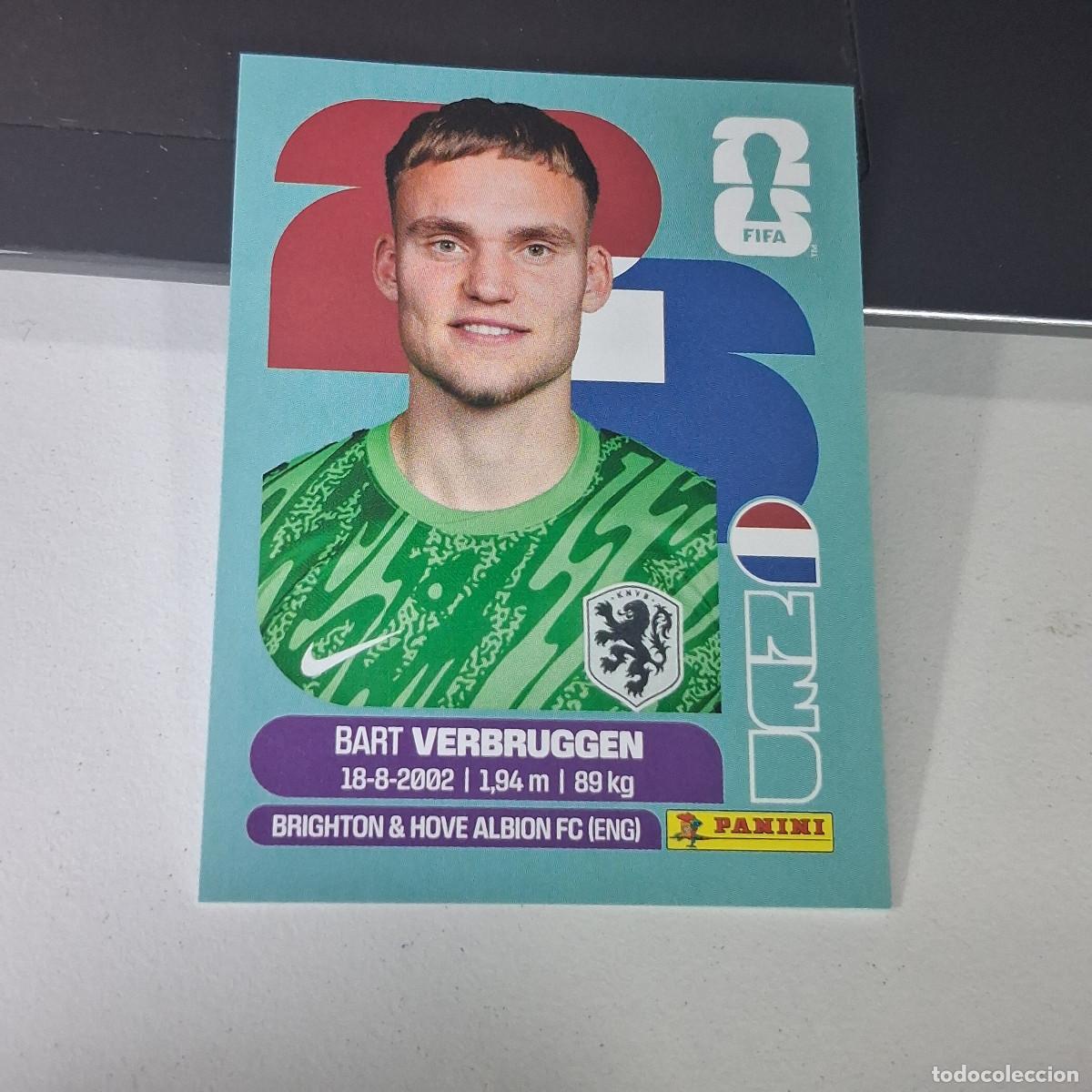 Fu&szlig;ball-Sticker: B22 NED2 BART VERBRUGGEN 2 PA&Iacute;SES BAJOS HOLANDA NED MUNDIAL FIFA WORLD CUP 2026 STICKER PANINI