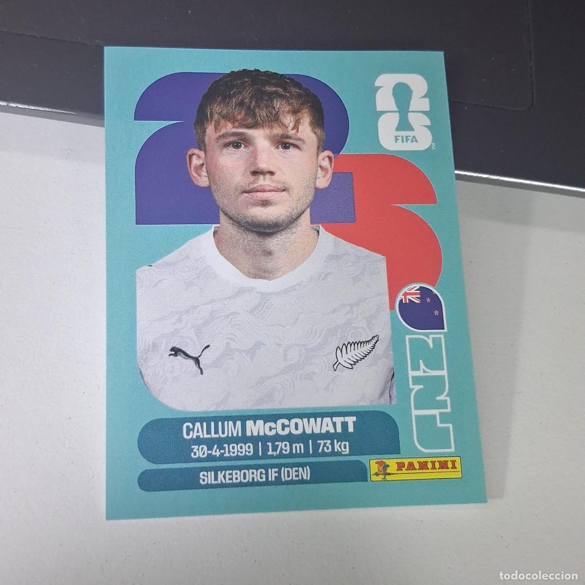 Fu&szlig;ball-Sticker: B22 NZL19 CALLUM MCCOWATT 1 NUEVA ZELANDA NZL NEW ZEALAND MUNDIAL FIFA WORLD CUP 2026 STICKER PANIN