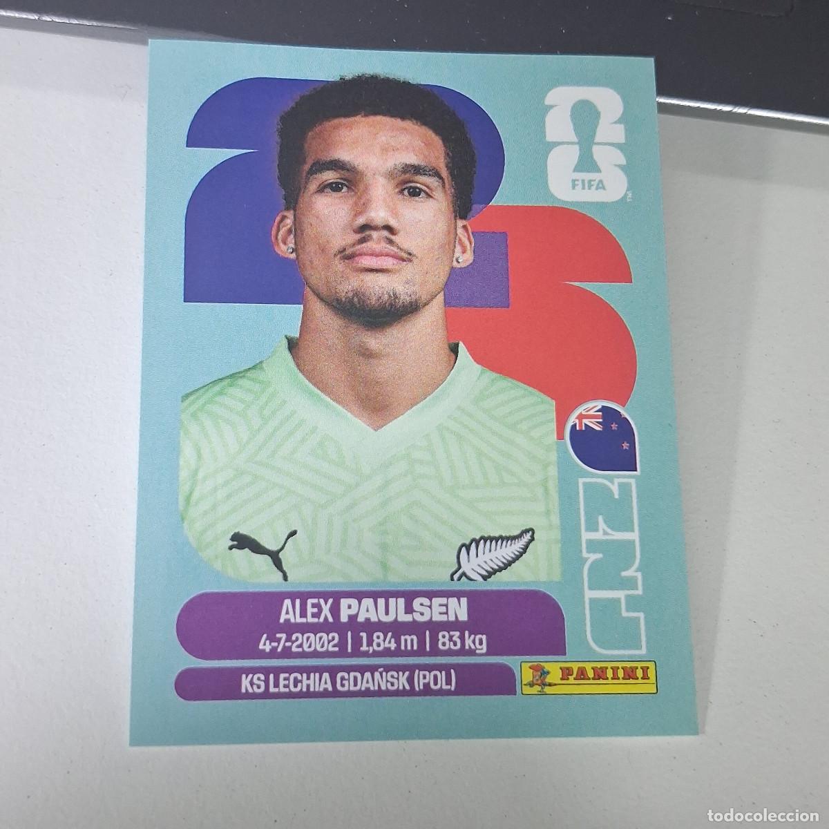Fu&szlig;ball-Sticker: B22 NZL 3 NZL3 ALEX PAULSEN NUEVA ZELANDA NZL NEW ZEALAND MUNDIAL FIFA WORLD CUP 2026 STICKER PANIN