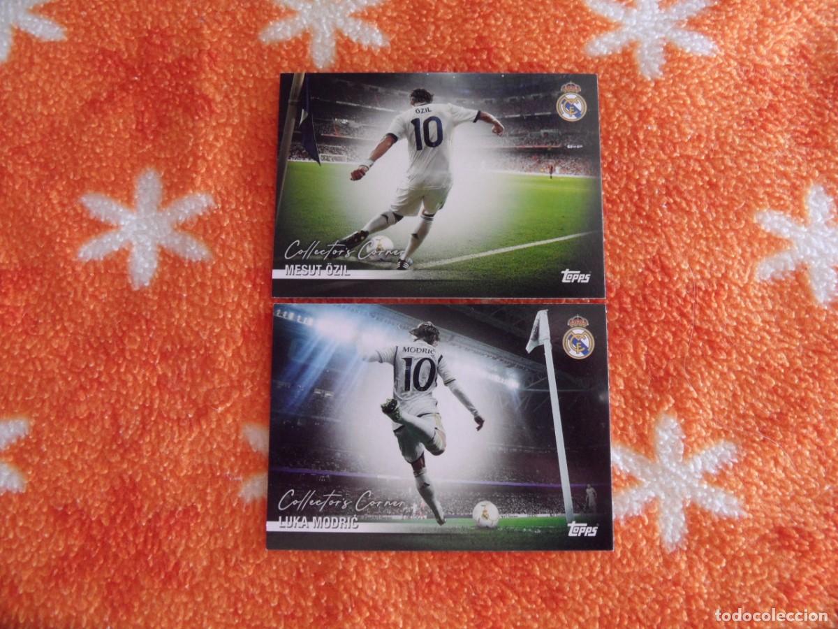 Fu&szlig;ball-Sticker: TOPPS TEAM SET COLLECTORS CORNER 2 CARDS REAL MADRID 2025 2026 MODRIC Y OZIL