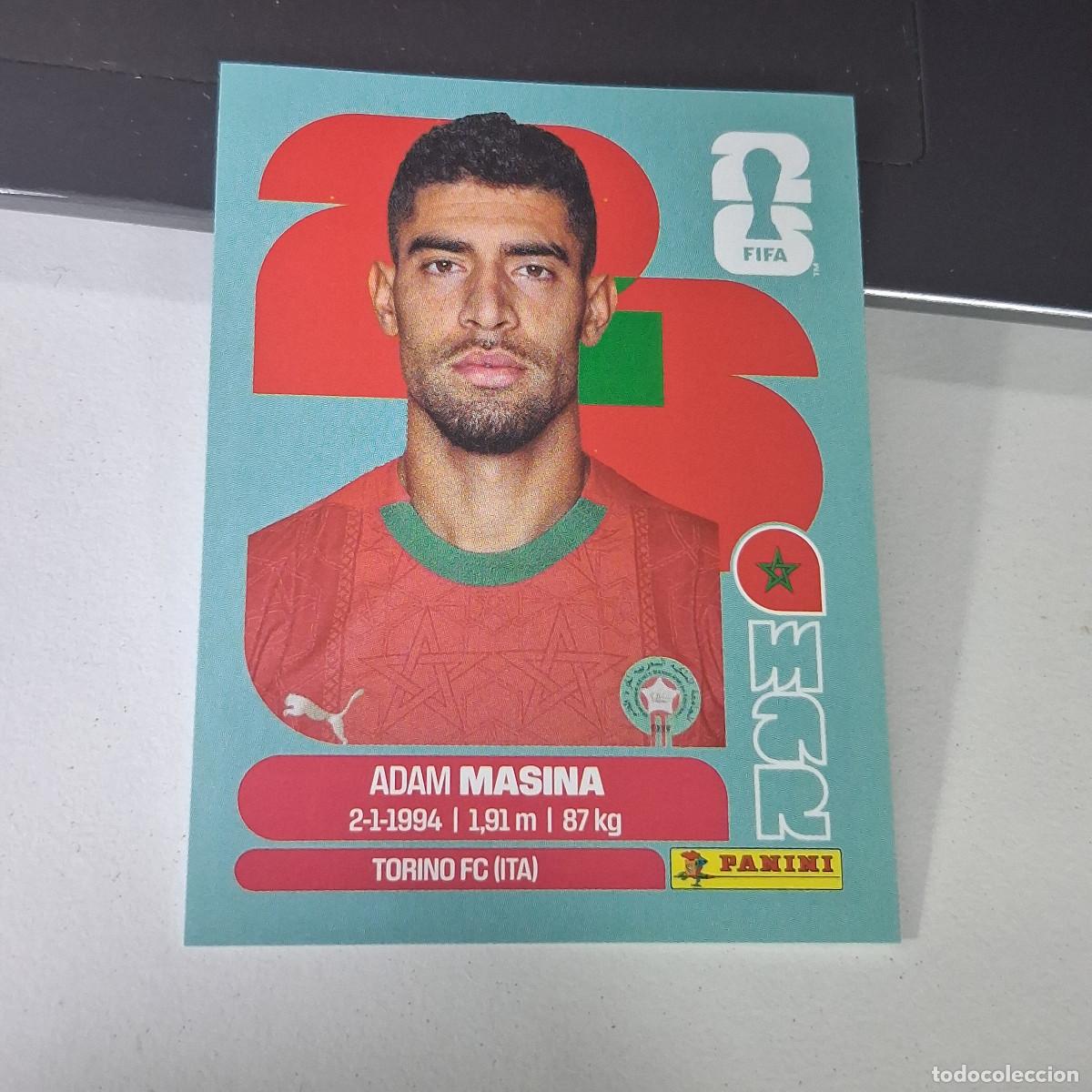 Fu&szlig;ball-Sticker: B22 MAR 9 MAR9 ADAM MASINA MARRUECOS MUNDIAL FIFA WORLD CUP 2026 STICKER PANINI