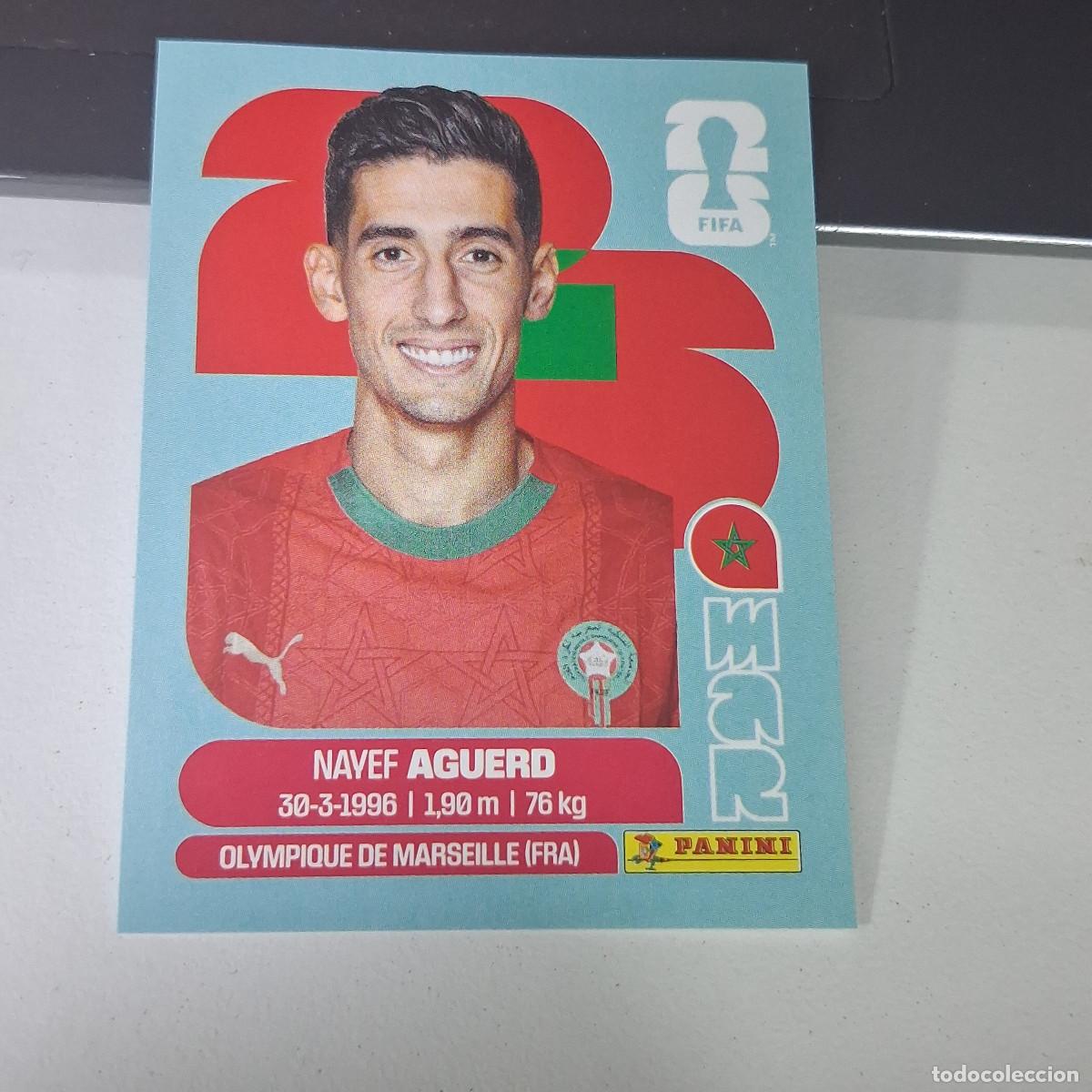 Cromos de F&uacute;tbol: B22 MAR6 NAYEF AGUERD 6 MARRUECOS MOROCCO MAR MUNDIAL FIFA WORLD CUP 2026 STICKER PANINI