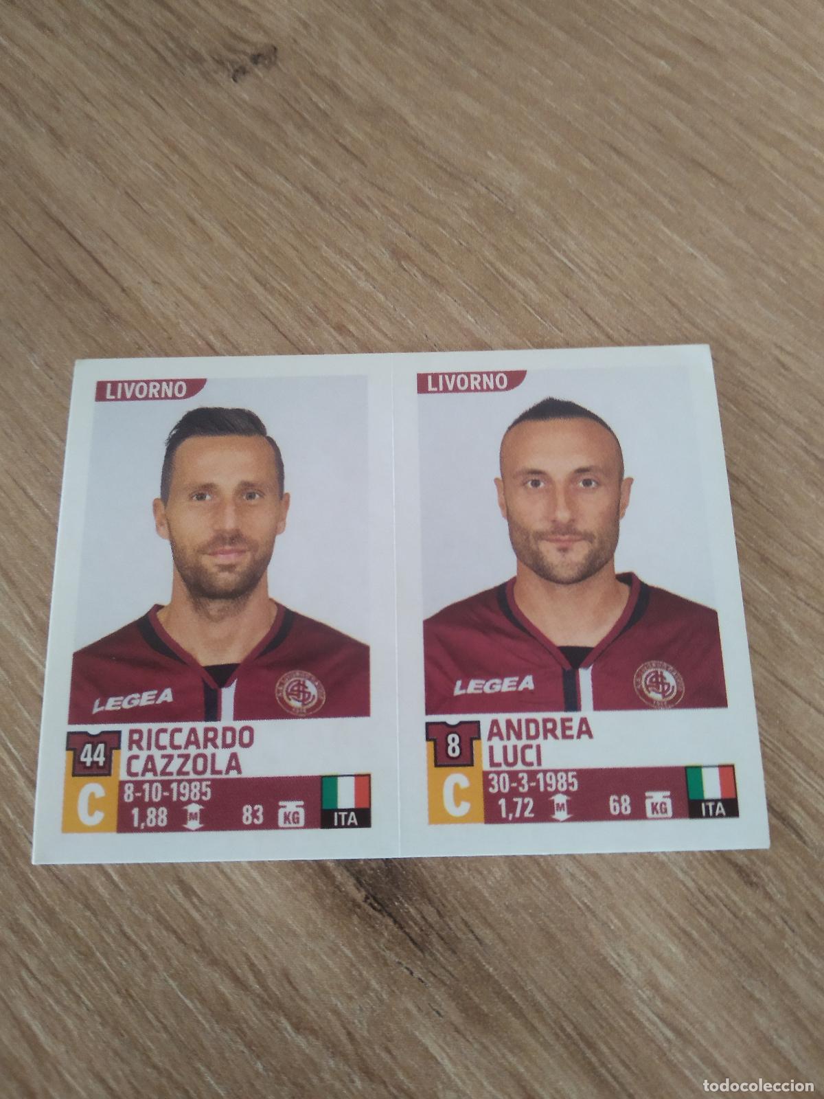 Cromos de F&uacute;tbol: 689 CAZZOLA ANDREA LUCI LIVORNO CROMO FUTBOL PANINI LIGA ITALIA 15-16 CALCIATORI 2015-2016