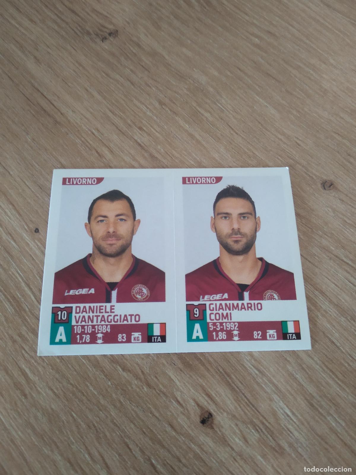 Cromos de F&uacute;tbol: 693 VANTAGGIATO GIANMARIO COMI LIVORNO CROMO FUTBOL PANINI LIGA ITALIA 15-16 CALCIATORI 2015-2016