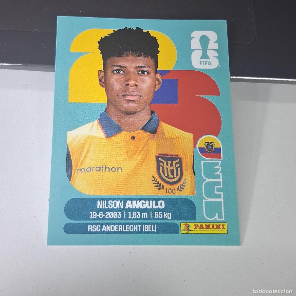Football Stickers: B22 ECU 17 ECU17 NILSON ANGULO ECUADOR ECU MUNDIAL FIFA WORLD CUP 2026 STICKER PANINI