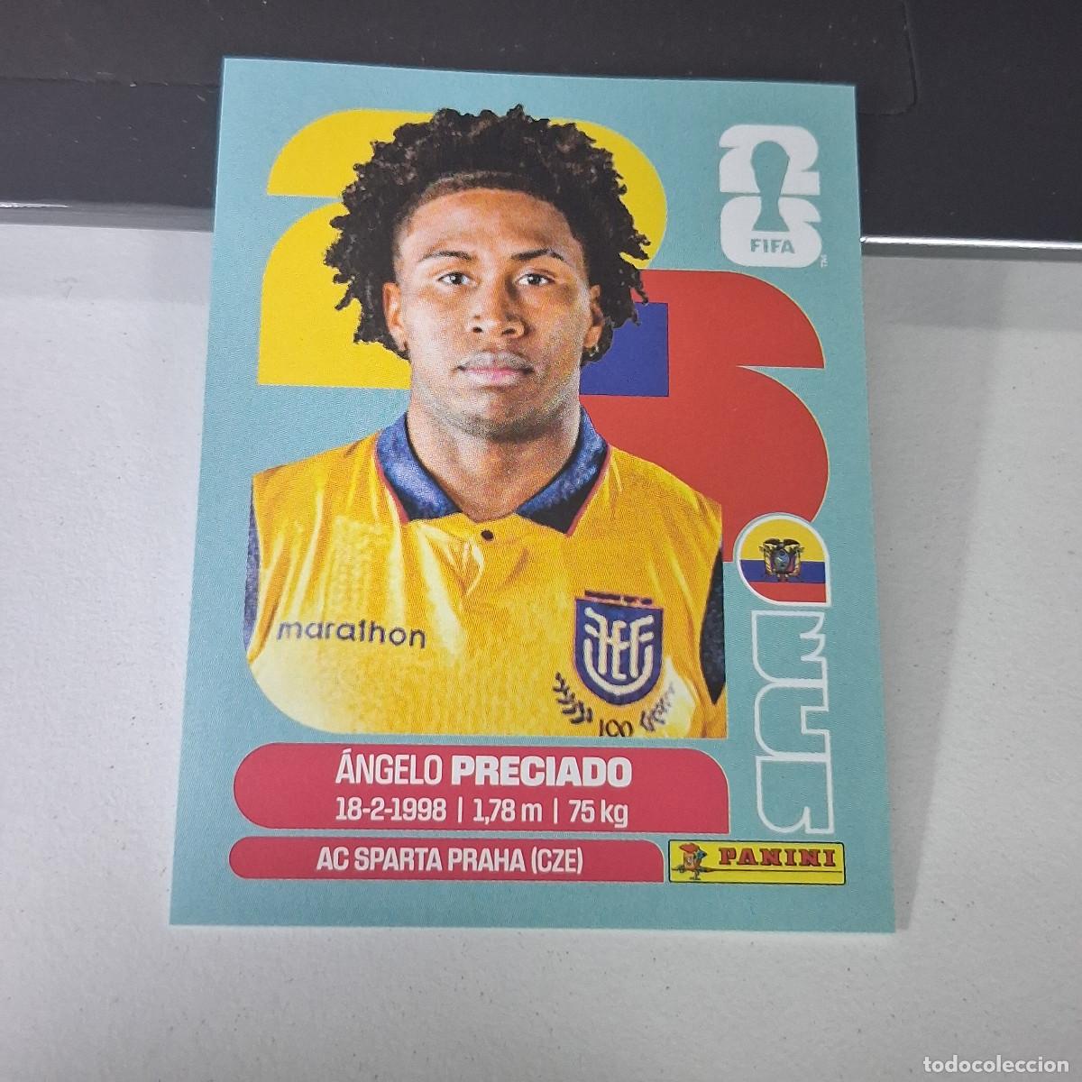 Cromos de F&uacute;tbol: B22 ECU7 &Aacute;NGELO PRECIADO 7 ECUADOR ECU MUNDIAL FIFA WORLD CUP 2026 STICKER PANINI