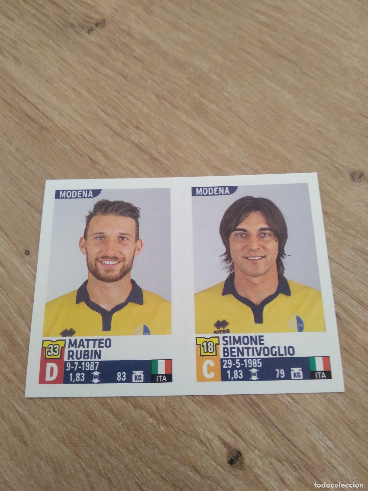 Cromos de F&uacute;tbol: 699 MATTEO RUBIN BENTIVOGLIO MODENA CROMO FUTBOL PANINI LIGA ITALIA 15-16 CALCIATORI 2015-2016