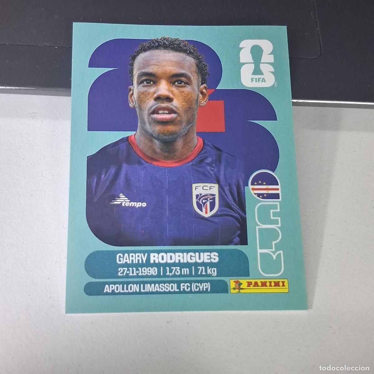 Cromos de F&uacute;tbol: B22 CPV15 GARRY RODRIGUES 15 CABO VERDE CAPE CPV MUNDIAL FIFA WORLD CUP 2026 STICKER PANINI