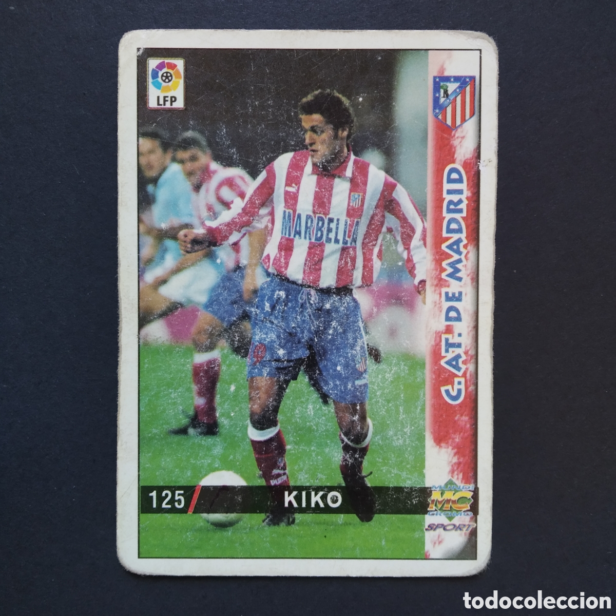 Cromos de F&uacute;tbol: CROMO - N&ordm; 0125 - KIKO - C.AT. MADRID - LAS FICHAS DE LA LIGA 98-99 (1998 / 1999) - MUNDICROMO