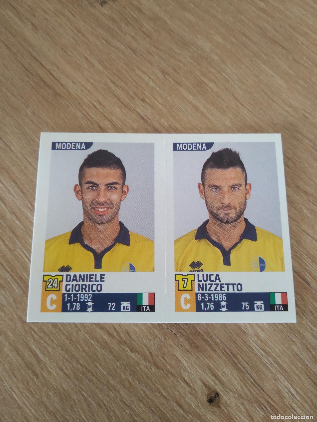 Cromos de F&uacute;tbol: 700 DANIELE GIORICO LUCA NIZZETTO MODENA CROMO FUTBOL PANINI LIGA ITALIA 15-16 CALCIATORI 2015-2016