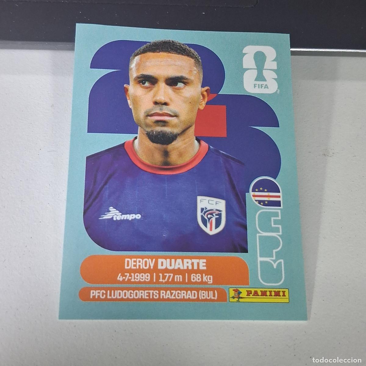Cromos de F&uacute;tbol: B22 CPV 14 CPV14 DEROY DUARTE CABO VERDE CAPE MUNDIAL FIFA WORLD CUP 2026 STICKER PANINI