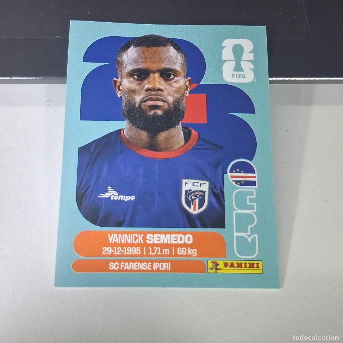 Cromos de F&uacute;tbol: B22 CPV 9 CPV9 YANNICK SEMEDO CABO VERDE CAPE MUNDIAL FIFA WORLD CUP 2026 STICKER PANINI