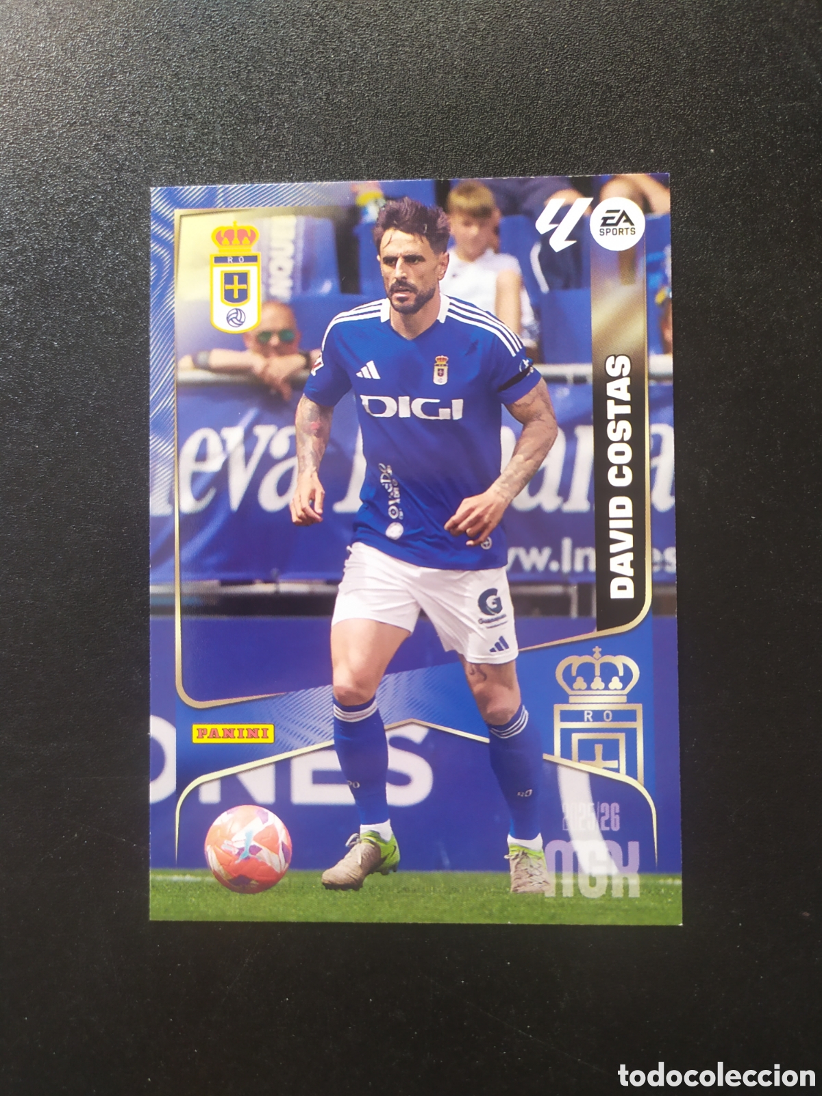 Cromos de F&uacute;tbol: Megacracks 2025 2026 25 26 panini David Costas n&deg; 277 Oviedo