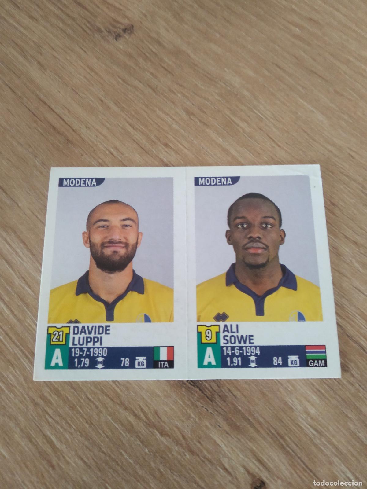 Cromos de F&uacute;tbol: 703 DAVIDE LUPPI ALI SOWE MODENA CROMO FUTBOL PANINI LIGA ITALIA 15-16 CALCIATORI 2015-2016