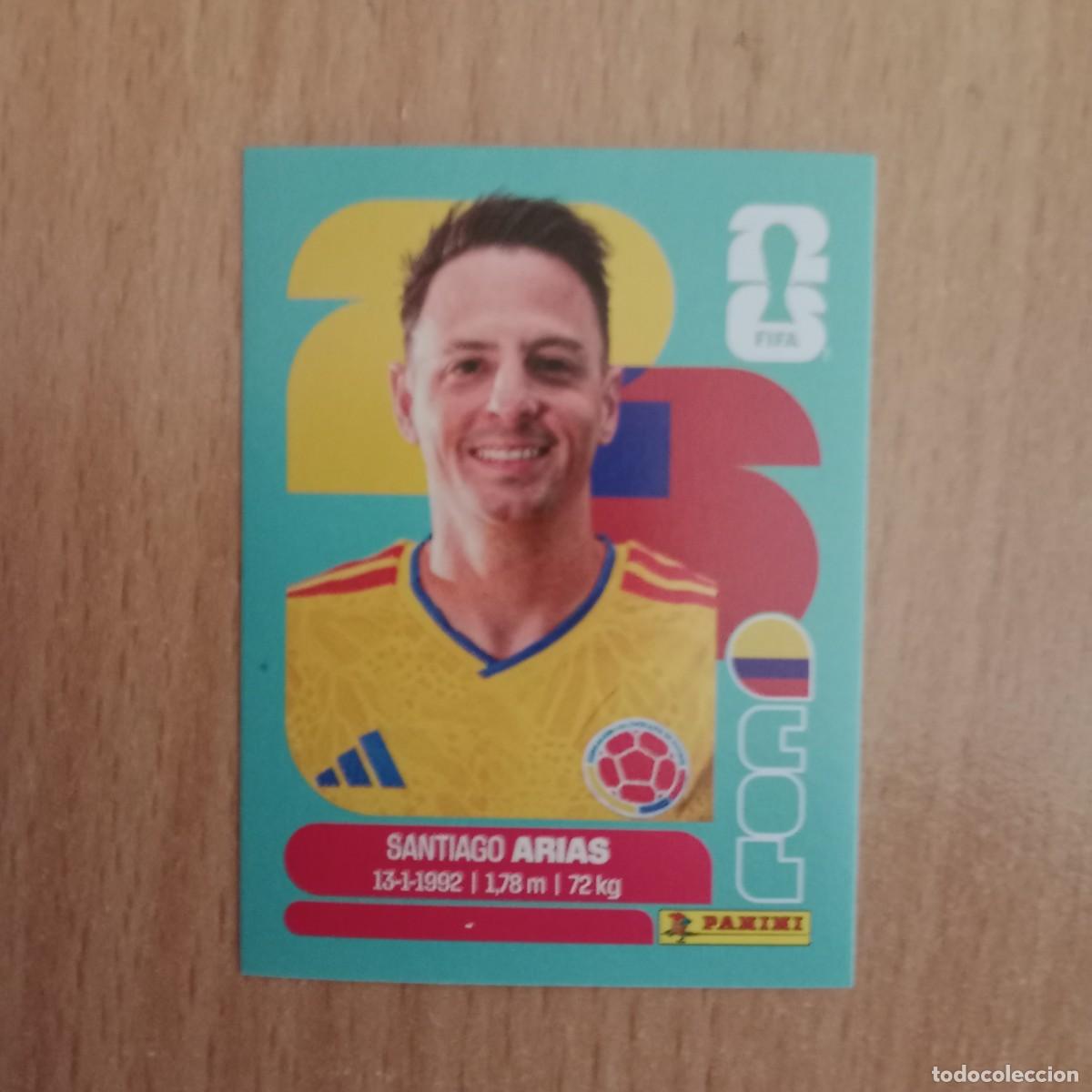 Figurine di Calcio: SANTIAGO ARIAS , COLOMBIA , STICKER CROMO N&ordm; COL 9 , FIFA WORLD CUP 2026 - PANINI - A&Ntilde;O 2026.