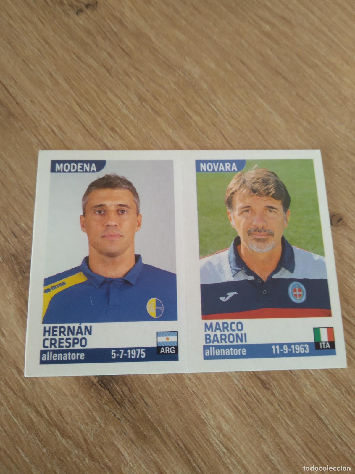 Football Stickers: 705 HERNAN CRESPO MODENA BARONI NOVARA CROMO FUTBOL PANINI LIGA ITALIA 15-16 CALCIATORI 2015-2016