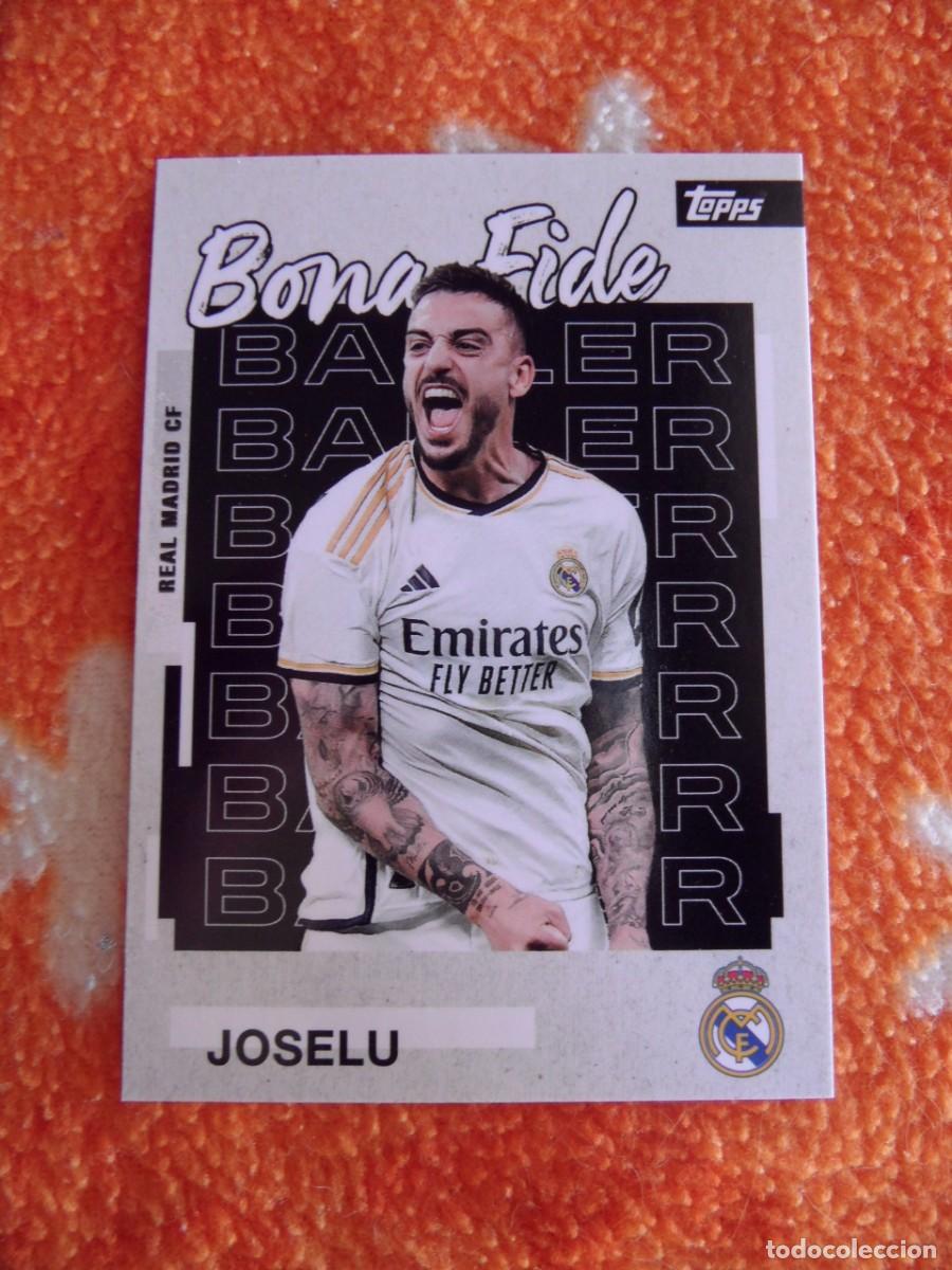 Football Stickers: TOPPS TEAM SET JUANLU BONA FIDE REAL MADRID 2025 2026