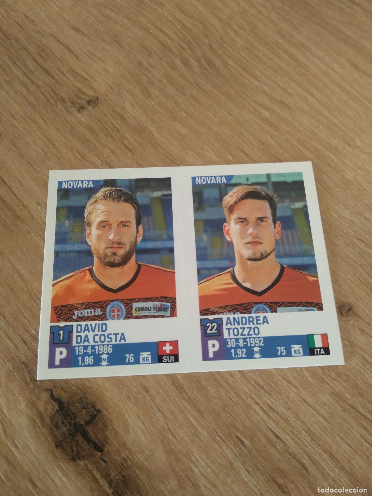 Cromos de F&uacute;tbol: 707 DA COSTA TOZZO NOVARA CROMO FUTBOL PANINI LIGA ITALIA 15-16 CALCIATORI 2015-2016